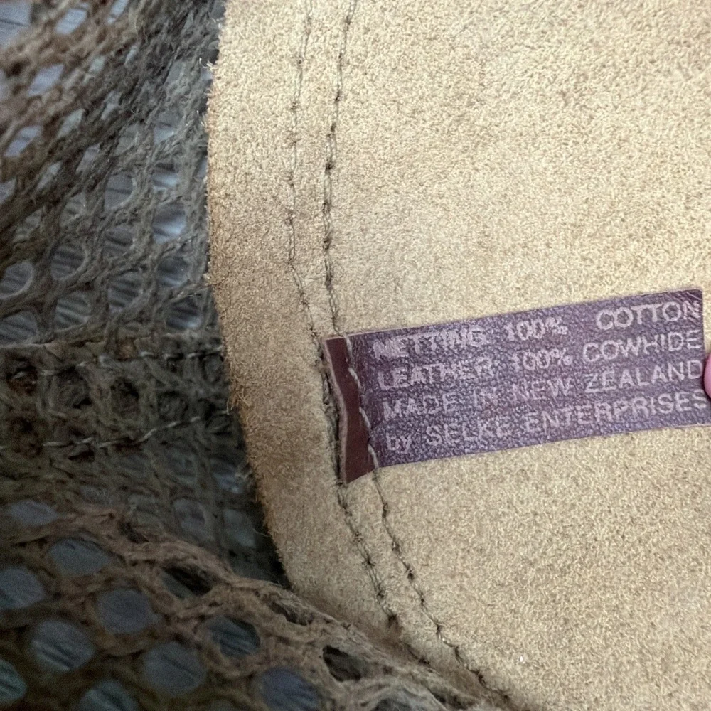 SELKE ROGUE‎ The Original Handcrafted Hat Outdoor Leather Gear Breezy Safari L